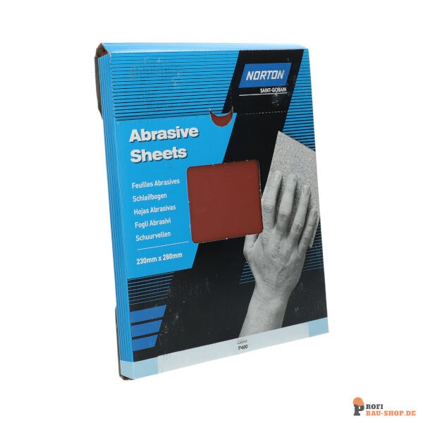 nortonschleifmittel/NORTON_schleifmittel_63642531790 Standard Sheets Norton R222 230.00x280 Grit 400_137290